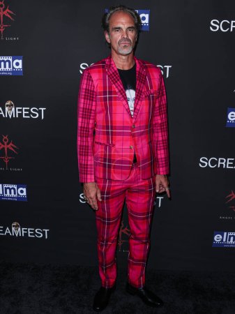 Photo for Canadian actor Steven Ogg arrives at the 23rd Annual Screamfest Horror Film Festival - Opening Night - Los Angeles Premiere Of Sumerian Films 'Divinity' held at the TCL Chinese Theatre IMAX on October 10, 2023 in Hollywood, Los Angeles, California - Royalty Free Image