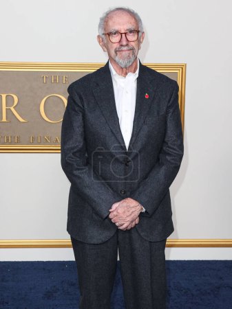 Photo for Welsh actor Jonathan Pryce arrives at the Los Angeles Premiere Of Netflix's 'The Crown' Season 6 Part 1 held at the Regency Village Theatre on November 12, 2023 in Westwood, Los Angeles, California, United States. - Royalty Free Image