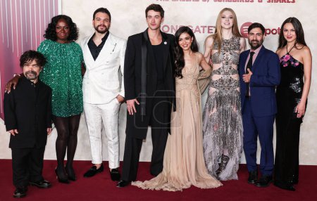 Photo for Actors arrive at the Los Angeles Premiere Of Lions Gate Films' 'The Hunger Games: The Ballad Of Songbirds And Snakes' held at the TCL Chinese Theatre IMAX on November 13, 2023 in Hollywood, LA, CA - Royalty Free Image