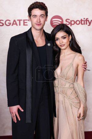 Photo for Tom Blyth and Rachel Zegler arrive at the Los Angeles Premiere Of Lions Gate Films' 'The Hunger Games: The Ballad Of Songbirds And Snakes' held at the TCL Chinese Theatre IMAX on November 13, 2023 in Hollywood, Los Angeles, California, United States. - Royalty Free Image