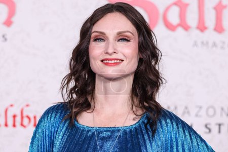 Photo for English singer and songwriter Sophie Ellis-Bextor arrives at the Los Angeles Premiere Of Amazon MGM Studios' 'Saltburn' held at The Theatre at Ace Hotel on November 14, 2023 in Los Angeles, California, United States. - Royalty Free Image