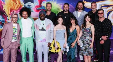 Photo for Actors arrive at the Los Angeles Special Screening Of DreamWorks Animation Universal Pictures' 'Trolls Band Together' held at TCL Chinese Theatre IMAX on November 15, 2023 in Hollywood, Los Angeles, California, United States - Royalty Free Image