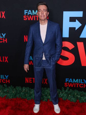 Photo for American actor and comedian Ed Helms arrives at the Los Angeles Premiere Of Netflix's 'Family Switch' held at AMC The Grove 14 on November 29, 2023 in Los Angeles, California, United States. - Royalty Free Image