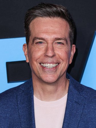 Photo for American actor and comedian Ed Helms arrives at the Los Angeles Premiere Of Netflix's 'Family Switch' held at AMC The Grove 14 on November 29, 2023 in Los Angeles, California, United States. - Royalty Free Image