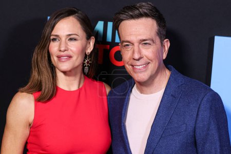 Photo for Jennifer Garner and Ed Helms arrive at the Los Angeles Premiere Of Netflix's 'Family Switch' held at AMC The Grove 14 on November 29, 2023 in Los Angeles, California, United States. - Royalty Free Image