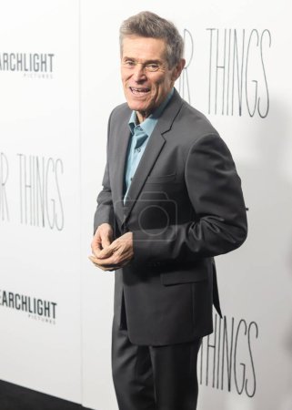 Photo for American actor Willem Dafoe arrives at the New York Premiere Of Searchlight Pictures' 'Poor Things' held at the DGA New York Theater on December 6, 2023 in Manhattan, New York City, New York, United States. - Royalty Free Image