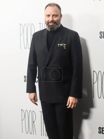 Photo for Greek filmmaker Yorgos Lanthimos arrives at the New York Premiere Of Searchlight Pictures' 'Poor Things' held at the DGA New York Theater on December 6, 2023 in Manhattan, New York City, New York, United States. - Royalty Free Image
