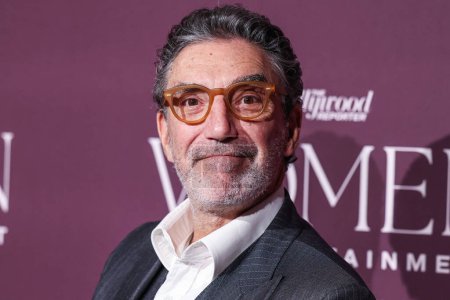 Photo for American film and television director, writer, producer and composer Chuck Lorre arrives at The Hollywood Reporter's Women In Entertainment Gala 2023 presented by Lifetime held at The Beverly Hills Hotel on December 7, 2023 in Beverly Hills - Royalty Free Image