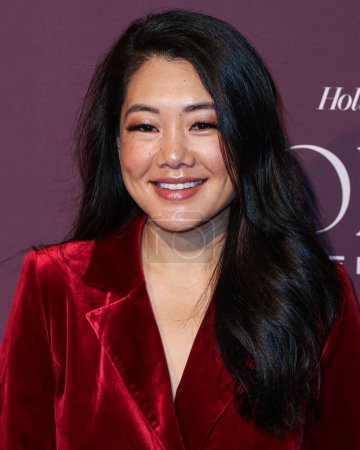 Photo for Chinese-American television personality and entrepreneur Crystal Kung Minkoff arrives at The Hollywood Reporter's Women In Entertainment Gala 2023 presented by Lifetime held at The Beverly Hills Hotel on December 7, 2023 in Beverly Hills, Los Angeles - Royalty Free Image