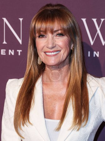 Photo for English actress Jane Seymour arrives at The Hollywood Reporter's Women In Entertainment Gala 2023 presented by Lifetime held at The Beverly Hills Hotel on December 7, 2023 in Beverly Hills, Los Angeles, California, United States. - Royalty Free Image