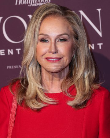 Photo for American socialite, fashion designer, actress and television personality Kathy Hilton wearing Valentino arrives at The Hollywood Reporter's Women In Entertainment Gala 2023 presented by Lifetime held at The Beverly Hills Hotel on December 7, 2023 - Royalty Free Image