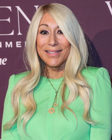 Photo for American television personality and entrepreneur Lori Greiner arrives at The Hollywood Reporter's Women In Entertainment Gala 2023 presented by Lifetime held at The Beverly Hills Hotel on December 7, 2023 in Beverly Hills, Los Angeles, California - Royalty Free Image