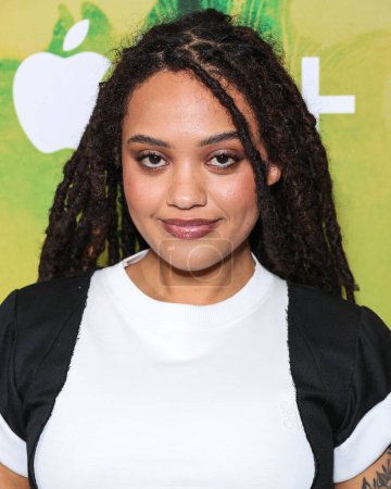 Photo for American actress Kiersey Clemons arrives at the Los Angeles Photo Call Of Apple TV+'s 'Monarch: Legacy Of Monsters' Season 1 held at The London West Hollywood at Beverly Hills on December 8, 2023 in West Hollywood, Los Angeles, California, USA - Royalty Free Image