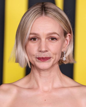 Photo for English actress Carey Mulligan wearing a Celine dress arrives at the Los Angeles Special Screening Of Netflix's 'Maestro' held at the Academy Museum of Motion Pictures on December 12, 2023 in Los Angeles, California, United States. - Royalty Free Image
