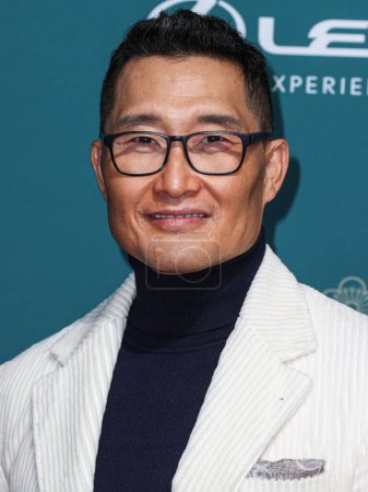 Photo for American actor Daniel Dae Kim arrives at the 21st Annual Unforgettable Gala Asian American Awards held at The Beverly Hilton Hotel on December 16, 2023 in Beverly Hills, Los Angeles, California, United States. - Royalty Free Image