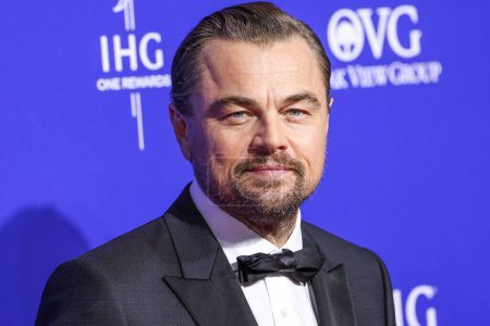 Photo for Leonardo DiCaprio arrives at the 35th Annual Palm Springs International Film Festival Film Awards held at the Palm Springs Convention Center on January 4, 2024 in Palm Springs, Riverside County, California, United States. (Photo by Xavier Collin/Imag - Royalty Free Image