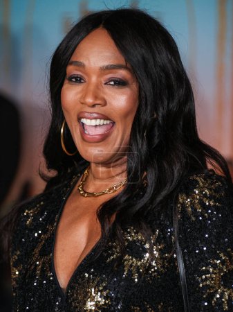 Photo for Angela Bassett arrives at the Los Angeles Premiere Of Sony Pictures' 'The Book of Clarence' held at the David Geffen Theater at the Academy Museum of Motion Pictures on January 5, 2024 in Los Angeles, California, United States. - Royalty Free Image