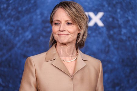 Photo for Jodie Foster arrives at the Los Angeles Premiere Of HBO's 'True Detective: Night Country' Season 4 held at the Paramount Theatre at Paramount Pictures Studios on January 9, 2024 in Hollywood, Los Angeles, California, United States. - Royalty Free Image