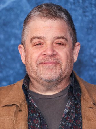 Photo for Patton Oswalt arrives at the Los Angeles Premiere Of HBO's 'True Detective: Night Country' Season 4 held at the Paramount Theatre at Paramount Pictures Studios on January 9, 2024 in Hollywood, Los Angeles, California, United States. - Royalty Free Image