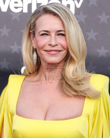 Photo for Chelsea Handler arrives at the 29th Annual Critics' Choice Awards held at The Barker Hangar on January 14, 2024 in Santa Monica, Los Angeles, California, United States. - Royalty Free Image