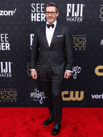 Téléchargez les photos : Jon Hamm arrive à la 29e cérémonie annuelle des Critics 'Choice Awards au Barker Hangar le 14 janvier 2024 à Santa Monica, Los Angeles, Californie, États-Unis. - en image libre de droit