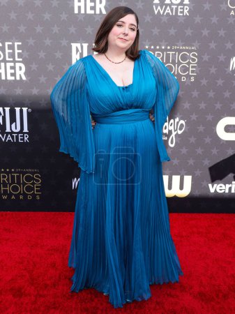 Photo for Samy Burch arrives at the 29th Annual Critics' Choice Awards held at The Barker Hangar on January 14, 2024 in Santa Monica, Los Angeles, California, United States. - Royalty Free Image