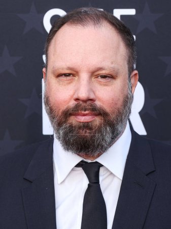 Photo for Yorgos Lanthimos arrives at the 29th Annual Critics' Choice Awards held at The Barker Hangar on January 14, 2024 in Santa Monica, Los Angeles, California, United States - Royalty Free Image