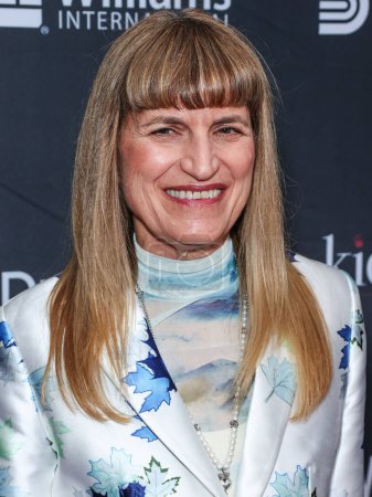 Photo for Catherine Hardwicke arrives at the 21st Annual Living Legends Of Aviation Awards held at The Beverly Hilton Hotel on January 19, 2024 in Beverly Hills, Los Angeles, California, United States. - Royalty Free Image