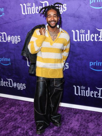 Foto de Omarion llega al estreno mundial de 'The Underdoggs' de Amazon Prime Video celebrado en The Culver Theater el 23 de enero de 2024 en Culver City, Los Ángeles, California, Estados Unidos. - Imagen libre de derechos