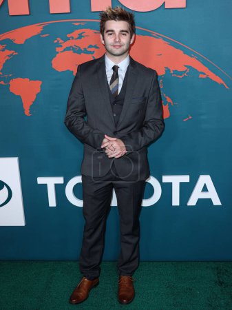 Photo for Jack Griffo arrives at the 33rd Annual Environmental Media Association Awards Gala held at Sunset Las Palmas Studios on January 27, 2024 in Hollywood, Los Angeles, California, United States. - Royalty Free Image