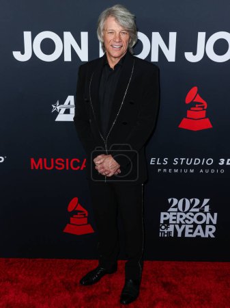 Photo for Jon Bon Jovi arrives at the 2024 MusiCares Person of the Year Honoring Jon Bon Jovi held at the Los Angeles Convention Center on February 2, 2024 in Los Angeles, California, United States. - Royalty Free Image