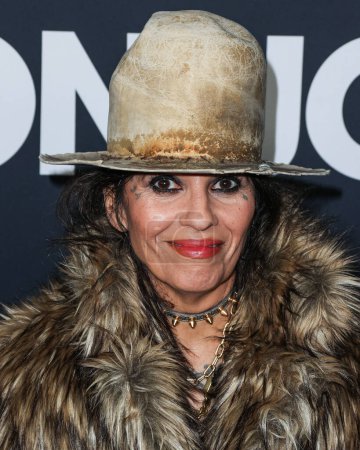 Photo for Linda Perry arrives at the 2024 MusiCares Person of the Year Honoring Jon Bon Jovi held at the Los Angeles Convention Center on February 2, 2024 in Los Angeles, California, United States. - Royalty Free Image