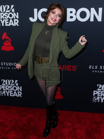 Téléchargez les photos : Shania Twain arrive au MusiCares Person of the Year 2024 en l'honneur de Jon Bon Jovi au Los Angeles Convention Center le 2 février 2024 à Los Angeles, Californie, États-Unis. - en image libre de droit