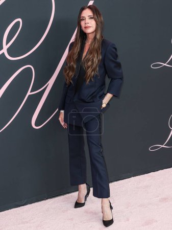 Photo for Victoria Beckham arrives at the Los Angeles Premiere Of Vertical Entertainment's 'Lola' held at the Regency Bruin Theatre on February 3, 2024 in Westwood, Los Angeles, California, United States. - Royalty Free Image