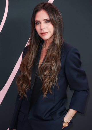 Photo for Victoria Beckham arrives at the Los Angeles Premiere Of Vertical Entertainment's 'Lola' held at the Regency Bruin Theatre on February 3, 2024 in Westwood, Los Angeles, California, United States. - Royalty Free Image