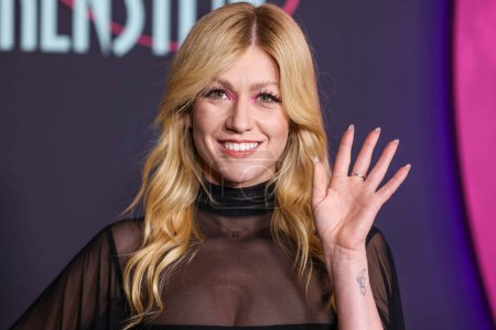 Photo for Katherine McNamara arrives at the Los Angeles Special Screening Of Focus Features 'Lisa Frankenstein' held at the Hollywood Athletic Club on February 5, 2024 in Hollywood, Los Angeles, California, United States. - Royalty Free Image
