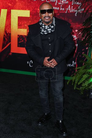 Photo for Daymond John arrives at the Los Angeles Premiere Of Paramount Pictures' 'Bob Marley: One Love' held at the Regency Village Theatre on February 6, 2024 in Westwood, Los Angeles, California, United States. - Royalty Free Image