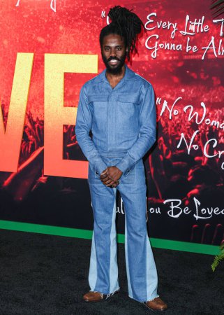 Foto de Hector Roots Lewis llega al estreno en Los Ángeles de Bob Marley: One Love de Paramount Pictures, celebrado en el Regency Village Theatre el 6 de febrero de 2024 en Westwood, Los Ángeles, California, Estados Unidos. - Imagen libre de derechos