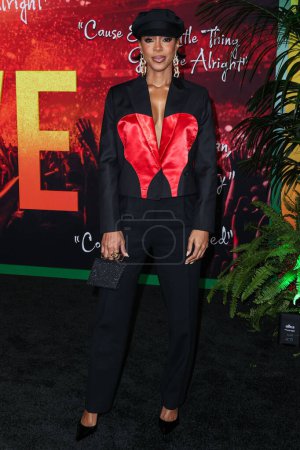 Foto de Kelly Rowland llega al estreno en Los Ángeles de 'Bob Marley: One Love' de Paramount Pictures celebrado en el Regency Village Theatre el 6 de febrero de 2024 en Westwood, Los Ángeles, California, Estados Unidos. - Imagen libre de derechos