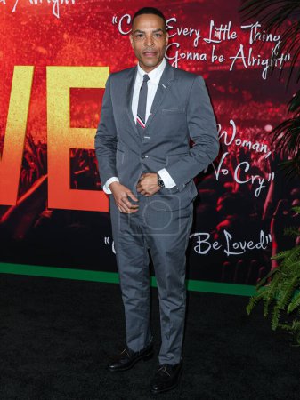 Foto de Reinaldo Marcus Green llega al estreno en Los Ángeles de 'Bob Marley: One Love' de Paramount Pictures celebrado en el Regency Village Theatre el 6 de febrero de 2024 en Westwood, Los Ángeles, California, Estados Unidos. - Imagen libre de derechos