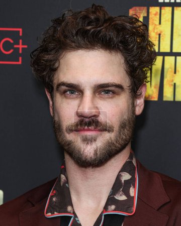 Photo for Grey Damon arrives at the Los Angeles Premiere Of AMC+'s 'The Walking Dead: The Ones Who Live' Season 1 held at the Linwood Dunn Theater at the Pickford Center for Motion Picture Study on February 7, 2024 in Hollywood, Los Angeles, California, USA - Royalty Free Image