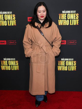 Photo for Michele Selene Ang arrives at the Los Angeles Premiere Of AMC+'s 'The Walking Dead: The Ones Who Live' Season 1 held at the Linwood Dunn Theater at the Pickford Center for Motion Picture Study on February 7, 2024 in Hollywood, Los Angeles, California - Royalty Free Image