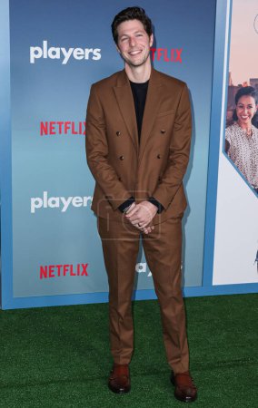 Photo for Ryan Christians arrives at the Los Angeles Premiere Of Netflix's 'Players' held at The Egyptian Theatre Hollywood on February 8, 2024 in Hollywood, Los Angeles, California, United States. - Royalty Free Image