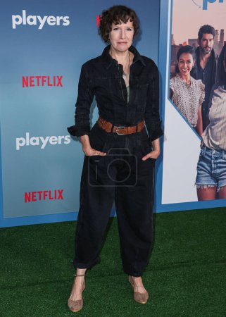 Photo for Trish Sie arrives at the Los Angeles Premiere Of Netflix's 'Players' held at The Egyptian Theatre Hollywood on February 8, 2024 in Hollywood, Los Angeles, California, United States. - Royalty Free Image