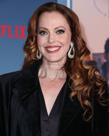 Photo for Whit Anderson arrives at the Los Angeles Premiere Of Netflix's 'Players' held at The Egyptian Theatre Hollywood on February 8, 2024 in Hollywood, Los Angeles, California, United States. - Royalty Free Image