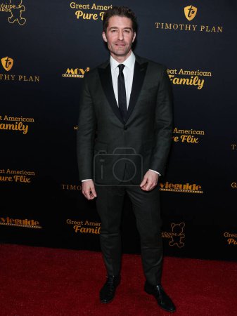 Photo for Matthew Morrison arrives at the 31st Annual Movieguide Awards Gala held at AVALON Hollywood and Bardot on February 9, 2024 in Hollywood, Los Angeles, California, United States. - Royalty Free Image