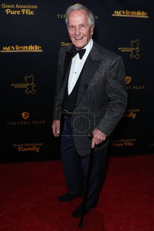 Téléchargez les photos : Pat Boone arrive au 31e gala annuel des Movieguide Awards qui s'est tenu à AVALON Hollywood et Bardot le 9 février 2024 à Hollywood, Los Angeles, Californie, États-Unis. - en image libre de droit