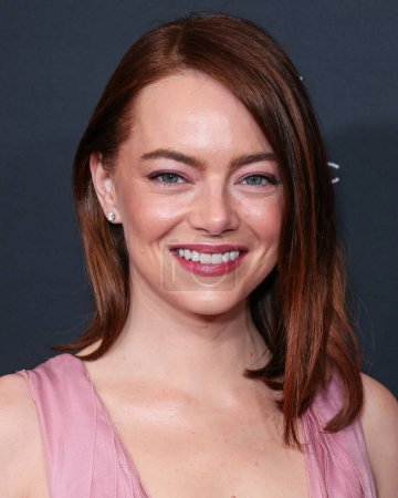 Photo for Emma Stone arrives at the 76th Annual Directors Guild Of America (DGA) Awards held at The Beverly Hilton Hotel on February 10, 2024 in Beverly Hills, Los Angeles, California, United States. - Royalty Free Image