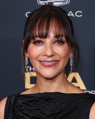 Photo for Rashida Jones arrives at the 76th Annual Directors Guild Of America (DGA) Awards held at The Beverly Hilton Hotel on February 10, 2024 in Beverly Hills, Los Angeles, California, United States. - Royalty Free Image