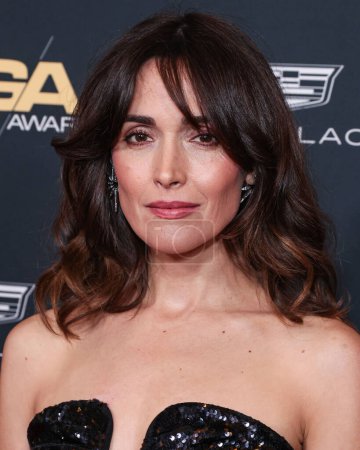 Photo for Rose Byrne arrives at the 76th Annual Directors Guild Of America (DGA) Awards held at The Beverly Hilton Hotel on February 10, 2024 in Beverly Hills, Los Angeles, California, United States. - Royalty Free Image